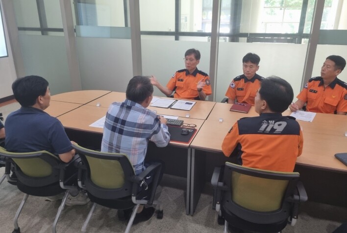 천안서북소방서, 추석명절대비 지식산업...