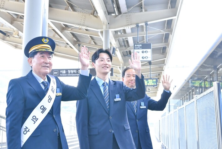 김명기 횡성군수 KTX 횡성역 일일 ...