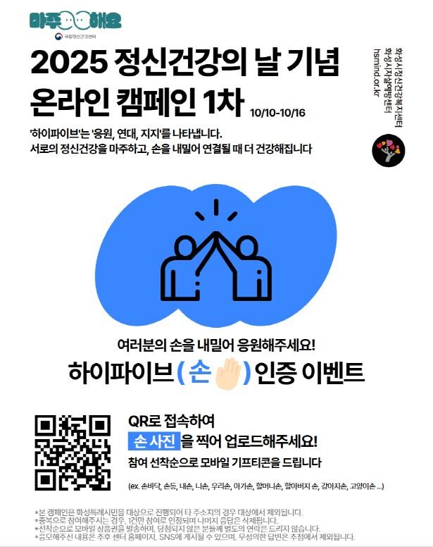 화성시정신건강복지센터, 2025년 정...