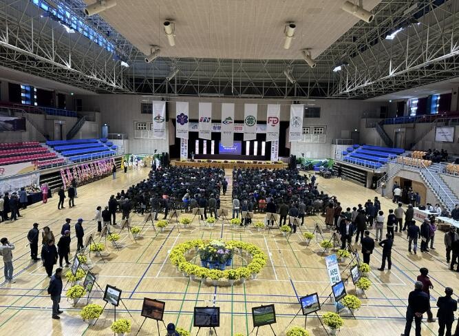 청양군 농업인의 날, 농업인들의 웃음...