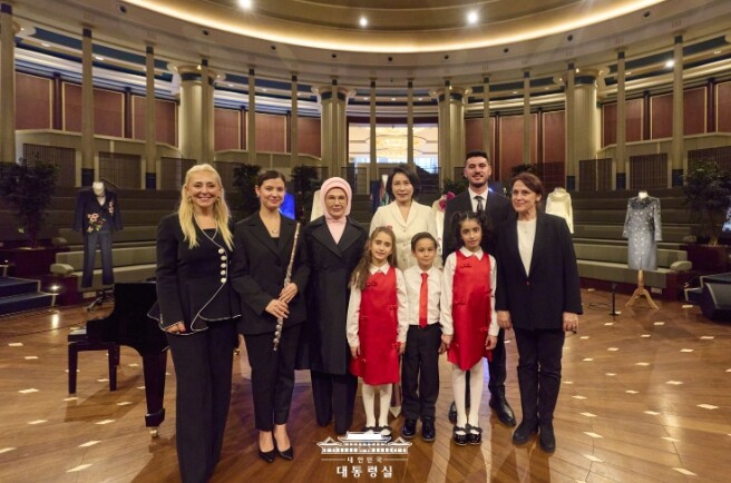 김혜경 여사, 튀르키예 에르도안 여사...