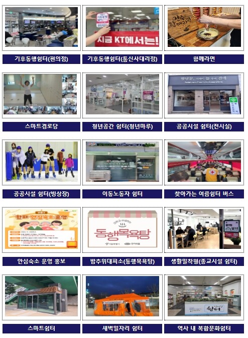 행정안전부, 한파·무더위 쉼터 발전 ...